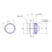 1/2 inch 4.5mm F1.4-Close Manual Iris Lens